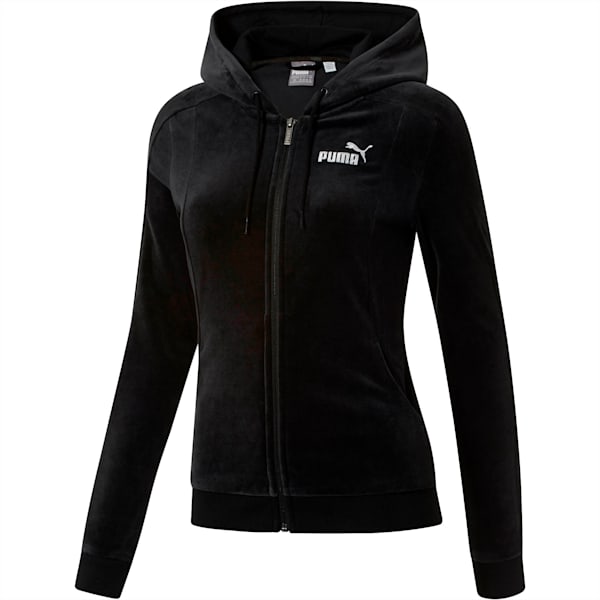 Puma fenty velour hooded track jacket store